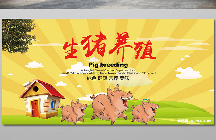新农村生猪养殖海报