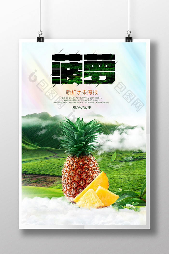 菠萝宣传海报