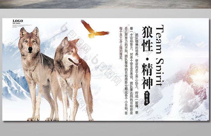 狼族文化狼群狼素材