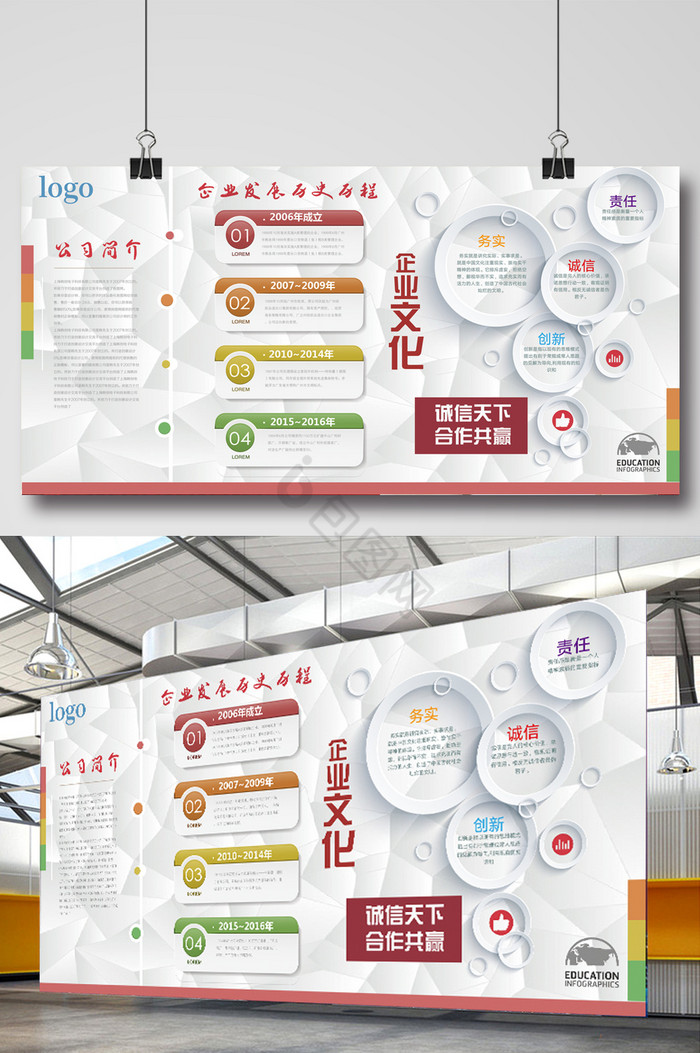 企业文化墙效果图公司发展历程时间轴图片