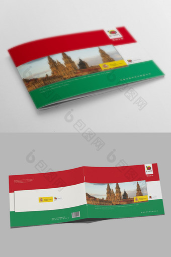 旅游国外风格画册封套设计图片