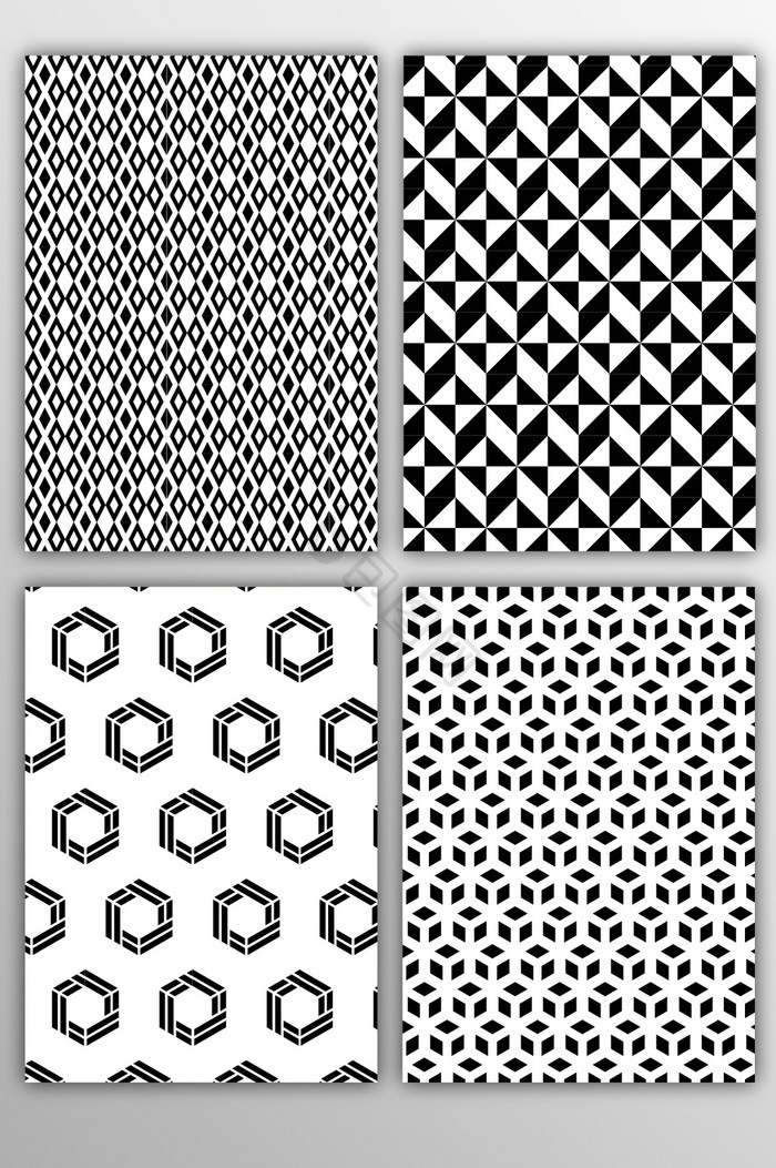 填充抽象艺术平铺纹路条纹几何