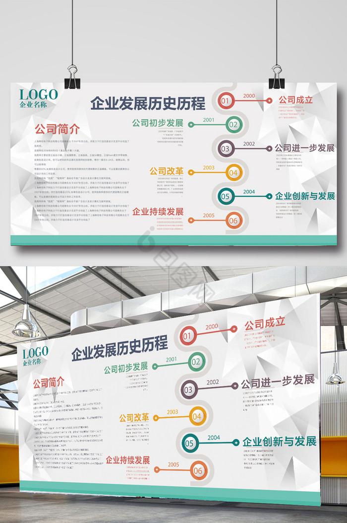 企业大事记文化墙时间轴公司发展历程图片