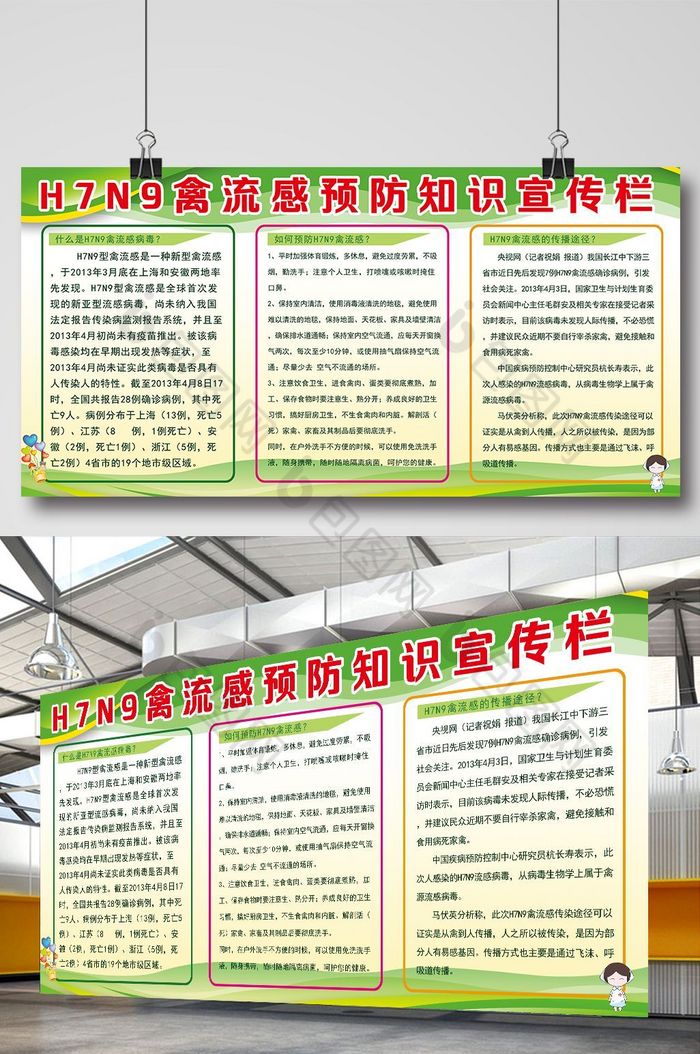 H7N9禽流感预防知识栏图片图片