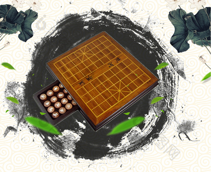 琴棋书画之棋学校系列展板设计