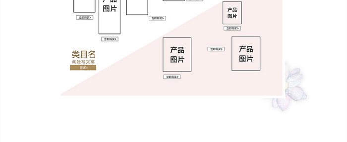 淘宝天猫感恩母亲节首页海报手机端通用模板