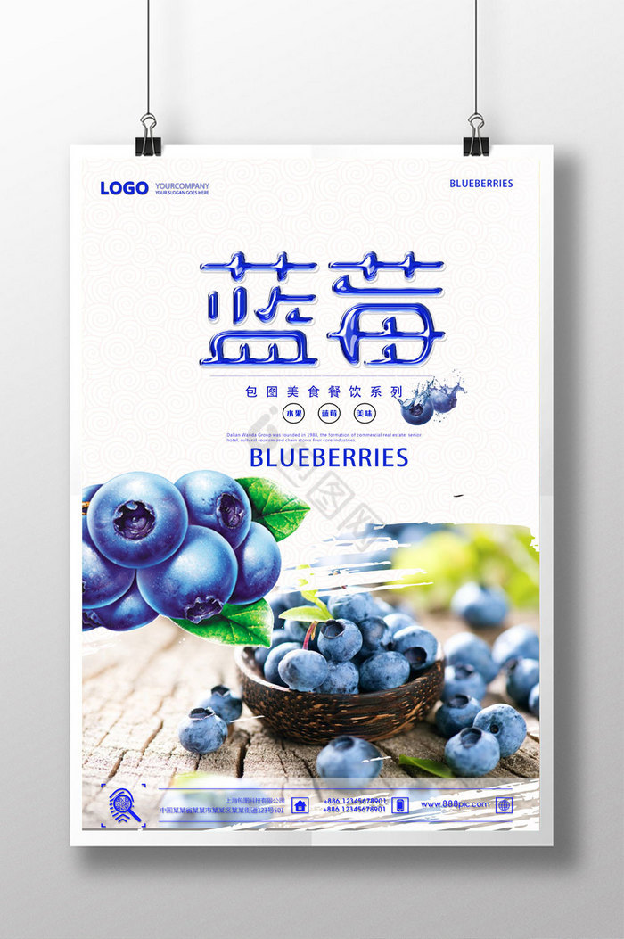 蓝莓水果图片
