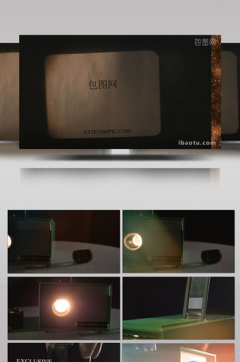 复古放映机相册/AE模板图片
