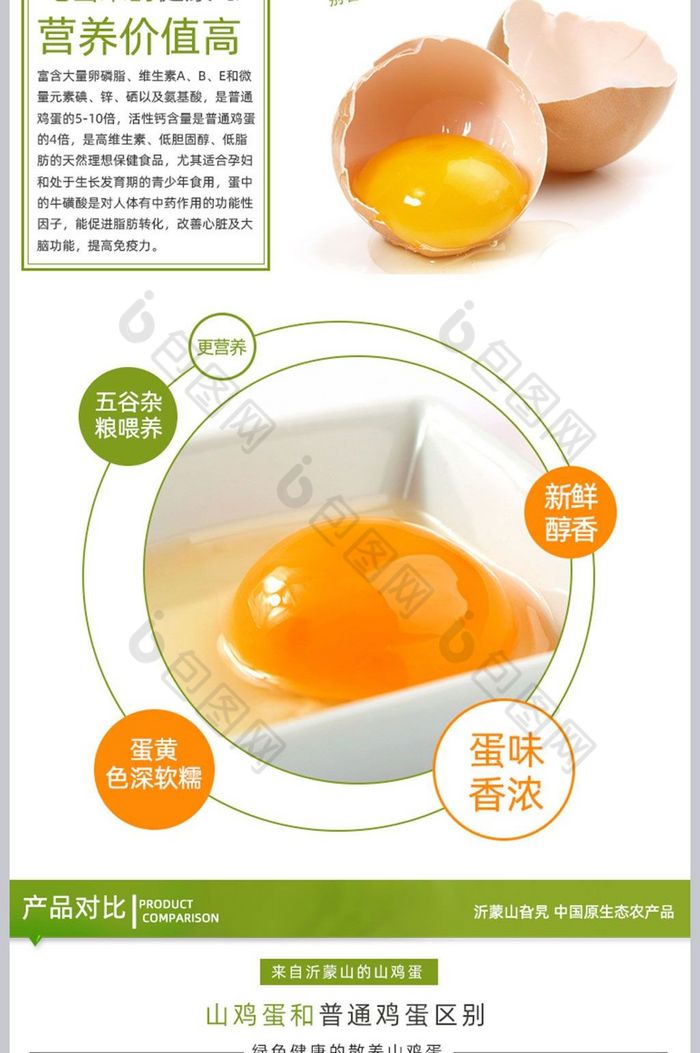 农产品土鸡蛋详情