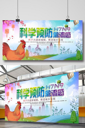 h7n9禽流感展板