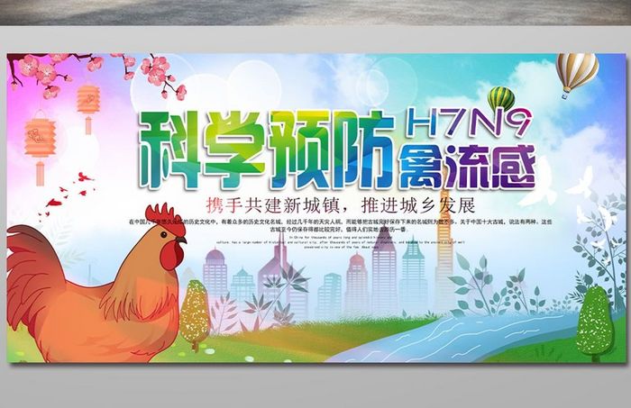 h7n9禽流感展板