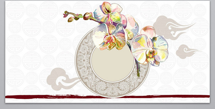 古典水墨传统花纹中国风 背景下载 包图网