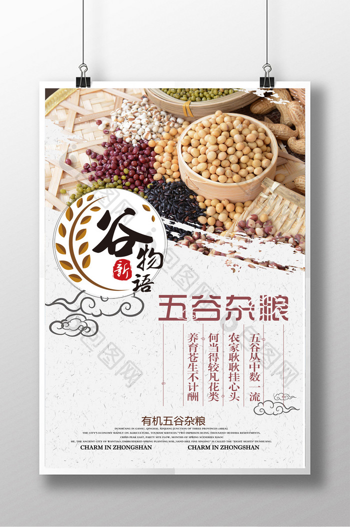 中国风养身珍品海报设计
