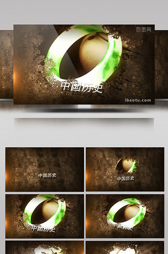 中华民族浩瀚历史长河展示ae模板图片下载