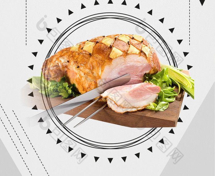 自助餐餐饮美食系列海报设计