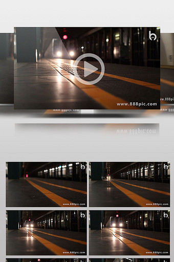 高清实拍城市地铁实景视频素材图片