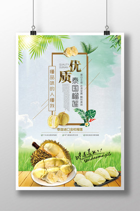 文艺泰国优质榴莲图片