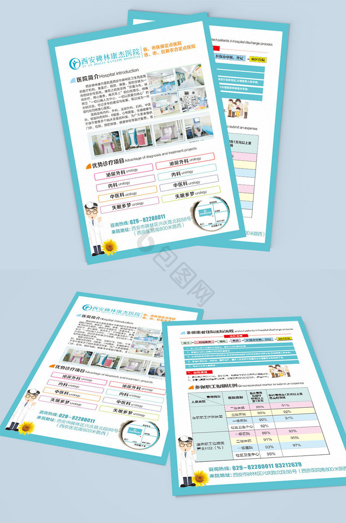 医疗科室单医疗报销单图片