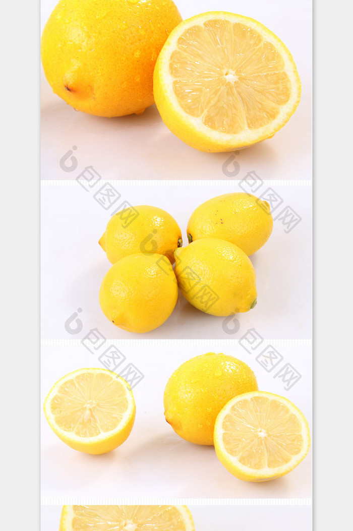 卡通手绘水果清新柠檬橘子宝贝详情页PSD