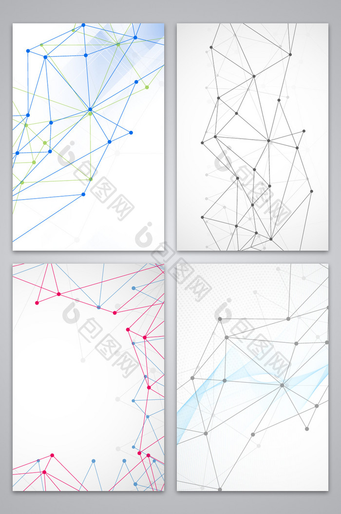 科技线条海报背景图