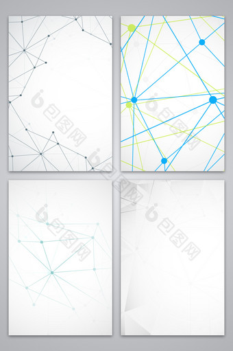 线条科技海报背景图图片
