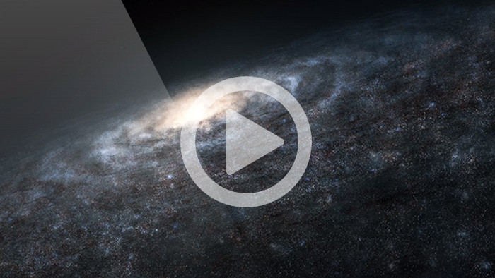 震撼 星际 粒子 银河 视频素材 含音频