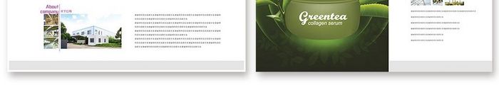 化妆品公司产品活动促销宣传整套画册设计