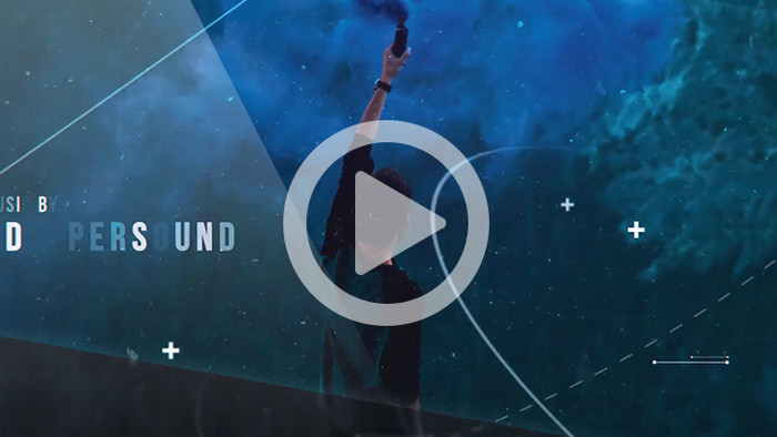 时尚动感快节奏剪辑类会声会影模板