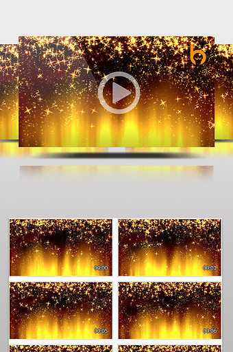 星光粒子舞台背景视频图片