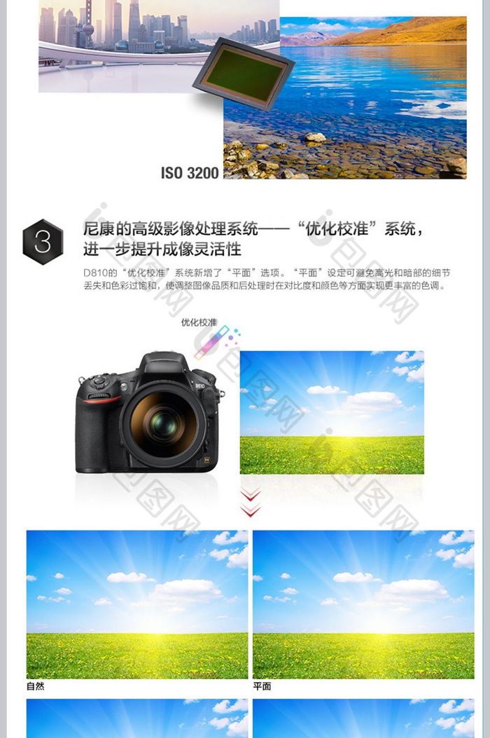 数码相机单反相机微单相机详情页设计