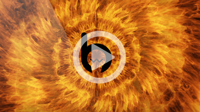 气势磅礴的火焰燃烧logo展示AE模板