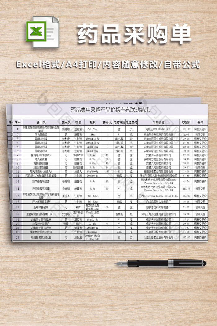 采购销售采购单图片