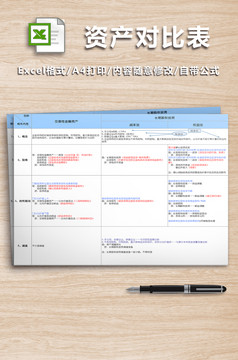 半年个人销售业绩对比Excel表格模板