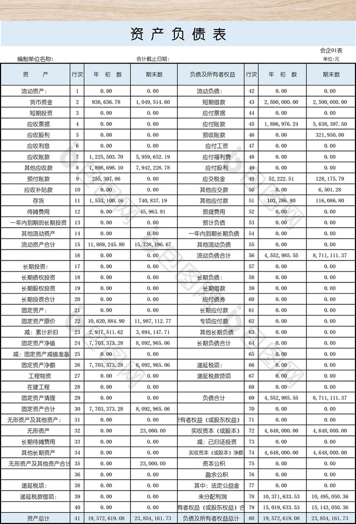 营业收入及成本明细表-六联