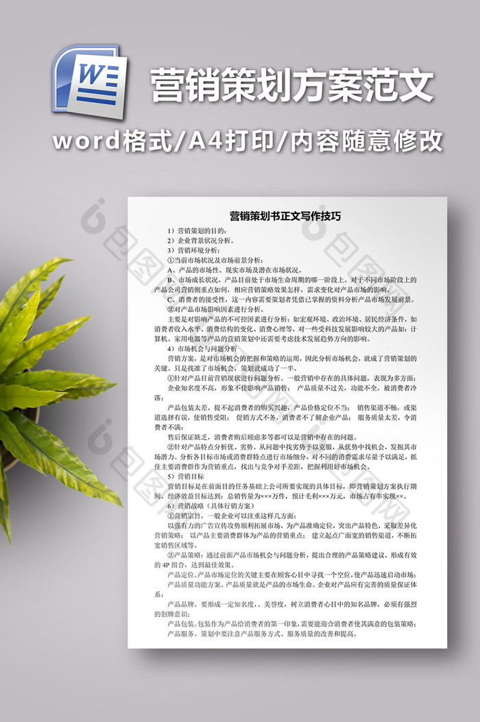 营销策划方案范文