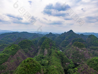 福建泰宁九龙潭上清溪丹霞地貌航拍摄影图