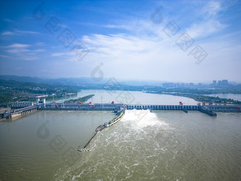 湖北宜昌长江三峡葛洲坝水水电站