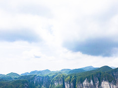 湖南张家界山川悬崖峭壁山谷