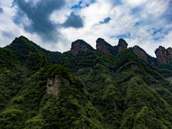 祖国壮丽山河湖南张家界山川地貌摄影图