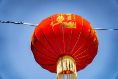 春节中国年红色喜庆红灯笼