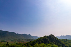 广西崇左雨花石4A景区航拍