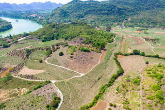 广西<strong>山水</strong>风光甘蔗种植基地航拍