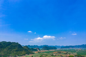 广西山水风光甘蔗种植<strong>基地</strong>航拍