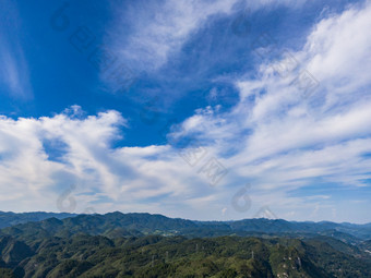 贵州山川河流舞阳河群山航拍