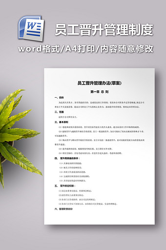 公司员工晋升管理制度完整版图片