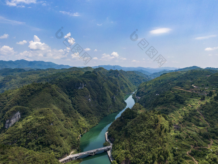 贵州镇远古镇全景图