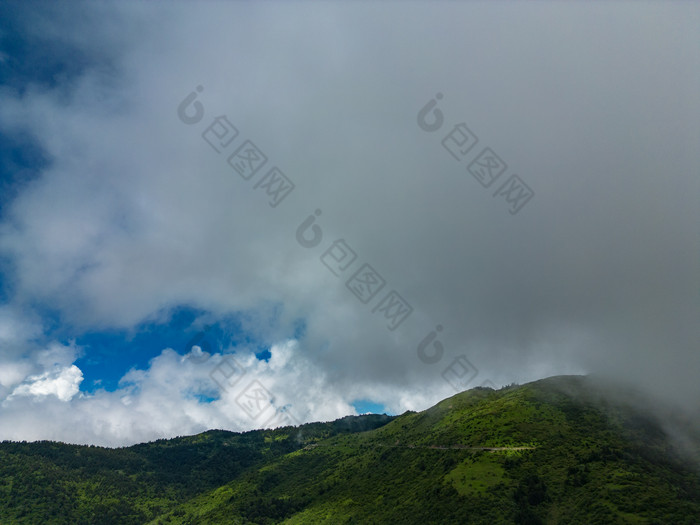 湖北神农架5A景区航拍风景摄影图