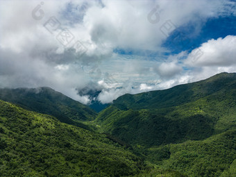 湖北神农架5A景区航拍风景摄影图