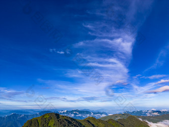 湖北神农架5A景区云海航拍