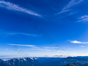 湖北神农架5A景区云海航拍